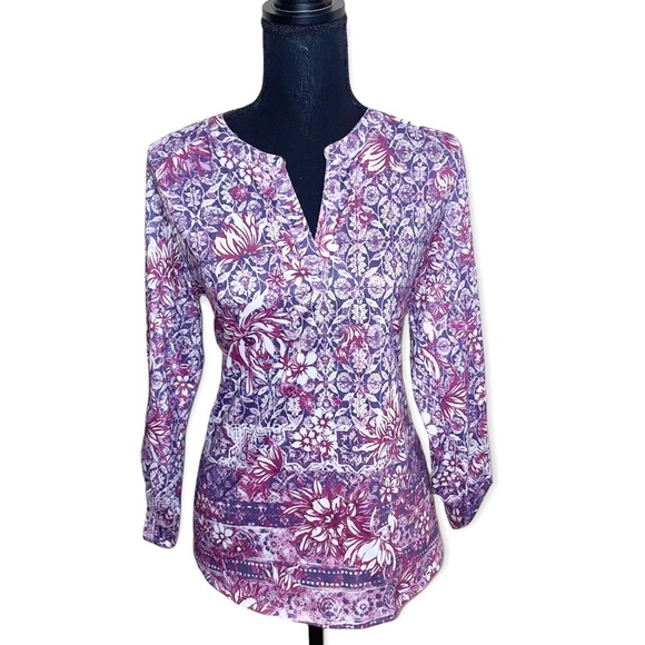 Style & co floral blouse - Picture 1 of 9